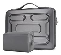 DOMISO 17 inch Laptop Sleeve with Pouch Shockproof Waterproof EVA Protective Case for 17" ZBook Fury 17,3 G8/MSI GS73VR Stealth Pro/HP Envy 17/LG Gram 17"/ROG Strix GL702VS,Dark Grey
