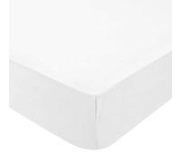 Domiva Organic Jersey Fitted Sheet 130 g/m2 White 40 x 80 cm