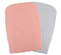 Domiva Set of 2 Changing Mat Covers (Peach/Pearl) Orange
