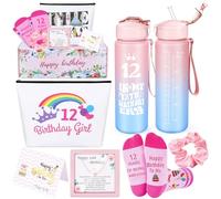 Domixo 12 Year Old Girl Gifts, Teenage Girls Gifts Presents for 12 Year Olds Girls, 12th Birthday Card, Granddaughter Gifts, Presents for Girl Age 12