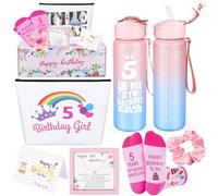 Domixo 5 Year Old Girls Gifts, Personalised Gifts for 5 Year Old Girls, Best Birthday Present Gift for 5th Girl, 5th Birthday Card Girl, Niece Gifts