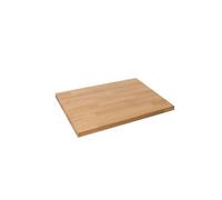 domli Solid Wood Oak Office Desk Top - 800mm X 500mm X 40mm - Premium European Wooden Rectangular Tabletop Timber Worksurface, Tabletop