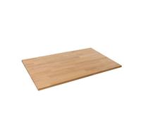 domli Solid Wood Oak Table Top - 1200M X 600mm X 27mm - Top Grade European Wooden Large Square Kitchen Dining Tabletop Worktop Desktop