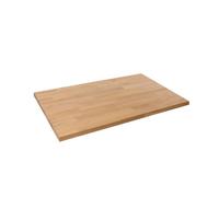 domli Solid Wood Oak Table Top - 1200M X 600mm X 40mm - Top Grade European Wooden Large Square Kitchen Dining Tabletop Worktop Desktop