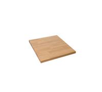 domli Solid Wood Oak Table Top - 600M X 600mm X 40mm - Top Grade European Wooden Large Square Kitchen Dining Tabletop Worktop Desktop