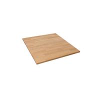 domli Solid Wood Oak Table Top - 700M X 700mm X 27mm - Top Grade European Wooden Large Square Kitchen Dining Tabletop Worktop Desktop