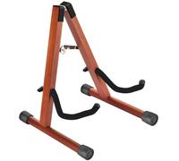 DOMMI Guitar Stand, Wooden Guitar Stands for Acoustic Guitars, Electric and Bass, Portable A-Frame Guitar Stands Floor with Non-Slip Rubber and Soft Foam Arms, Easy to Assemble, Folding for Travel
