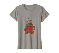Domo: Crazy for Butterflies! T-Shirt, Women, Slate Grey, Small