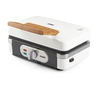 DOMO DO9277C Snack Maker 3-in-1 Sandwich Maker Waffle Iron Contact Grill 1100 W White