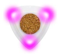 Domofa Sparkling Guitar Pick LED Light Up Guitar Pick Enhanced Stage Performance for Guitar Player (Purple)