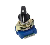 DOMOJT Button Switches Digital Coded Band Switch Binary Coded Knob Switch for Industrial Control Binary Cyclic Code (Gray Code) DCRS-01N DCRS-01J (Color : DCRS-01J)