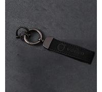 DOMOJT Car Keychain Genuine for Volvo XC40 XC60 XC90 V90 V60 S90 S60 2016-2022 Keyring Car Key Chain Holder Car Accessories,black