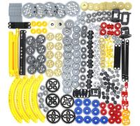 Domoni Technical Parts Gear Set for Lego Kits, 235 Pieces Car Gear Rack Driving Clutch Differential Building Blocks Set - Compatible with Major Brands
