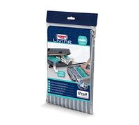Domopak Living 8001410070692 Set 3 Travel Vacuum Pouches Medium, Transparent, Plastic, 0.2 x 40 x 50 cm