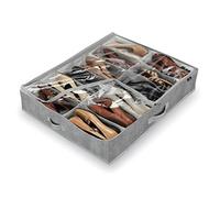 Domopak Living Case Shoes 12 Compartments, Grey, 76x60x15cm