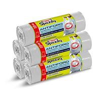 Domopak Spazzy Hole-Proof Bags with Handles - Separated Collection - Condominium 110 Litres - Neutral Transparent - 5 Packs of 10 Pieces, 10 Units (Pack of 5)