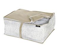 Domopak Under Bed Storage 55x45x25cm in brown/grey, Polyester, 55 x 45 x 25 cm