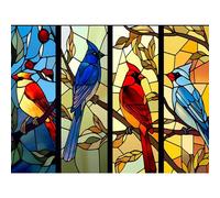 DOMROM Birds Diamond Painting Kits for Adults, Diamond Art Kits 5D Diamond Painting for Beginner, Colorful Diamond Dots Painting Full Round Drill Art and Crafts for Gift Home Wall Decor 12x16 Inch
