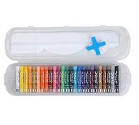 Doms 25 Assorted Colours Oil Pastels - Rich Bright Smooth Even Shades