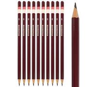 DOMSketch Drawing Pencils Pack, 2B Graded, Pack of 10, Sketching Pencils for Artists Beginners Designers, Ideal for Shading Doodling Drawing, iZOFAX