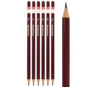 DOMSketch Drawing Pencils Pack, HB 2B 4B 6B 8B 10B Graded, Pack of 6, Sketching Pencils for Artists Beginners Designers, Ideal for Shading Doodling Drawing, iZOFAX