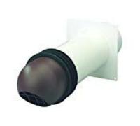 Domus 2647B High Rise Through Wall Duct Installation Kit (150mm) Brown