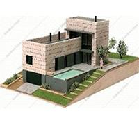 Domus Kits Domus Kits40601 Scale 1:87 "Actual Vilomara Houses Model