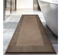 DOMUSTEX Washable Bathroom Rug 60 x 150 cm, Non Slip Bath Mat, Absorbent and Quick Dry Bath Runner Rug for Shower, Bathtub, Sink, Floor