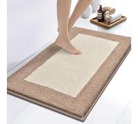 DOMUSTEX Washable Bathroom Rug 60 x 90 cm, Non Slip Bath Mat, Absorbent and Quick Dry Bath Rug for Shower, Bathtub, Sink, Floor