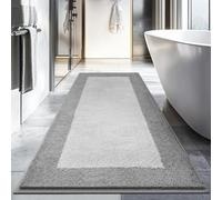 DOMUSTEX Washable Bathroom Rug 76 x 150 cm, Non Slip Bath Mat, Absorbent and Quick Dry Bath Runner Rug for Shower, Bathtub, Sink, Floor