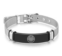 DOMYUHAO Personalized Stainless Steel Adjustable Size Engraved Bracelets for Men Women,U.S. Coast Guard. Seal of The U.S. Coast Guard Headquarters,US Air Force Army Navy Wristbands, Adjustable (up to