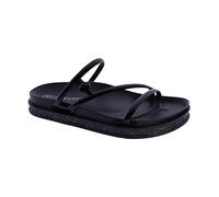 DON ALGODON Atenas flip Flops-Women's Sandals, Black, 3 UK