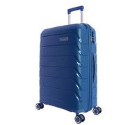 DON ALGODON - Cabin Travel Suitcases - Cabin Suitcase 55x40x20 - Travel Suitcase - Heavy Duty Cabin Suitcase - Trolley Luggage for Aircraft with 4 360º Wheels and Lock, Blue, Mediana, Medium