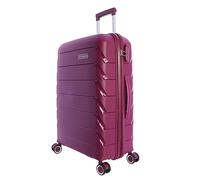 DON ALGODON - Cabin Travel Suitcases - Cabin Suitcase 55x40x20 - Travel Suitcase - Heavy Duty Cabin Suitcase - Trolley Luggage for Aircraft with 4 360º Wheels and Lock, Fuchsia, Mediana, Medium