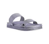 DON ALGODON Women's Flip Flops - Summer Sandals-Cofu, metallic silver, 5 UK