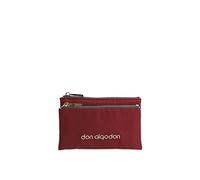 DON ALGODON Women's Purse, Burgundy Red, 18x2x12 cm, Women's Wallet