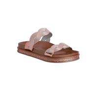 DON ALGODON - Women's summer sandals - flip flops - women's flip flops - comfortable flip flops for the beach, pool and walk - Free, gold, 8.5 UK
