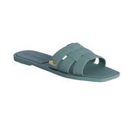 DON ALGODON - Women's summer sandals - flip flops - women's flip flops - comfortable women's flip flops for the beach, pool and walk - Leukofrina, green, 8.5 UK
