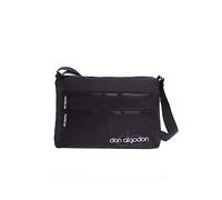DON ALGODON Women's Zita Bag, Black/White, 30 x 9.5 x 19 cm