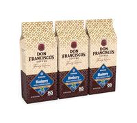 Don Francisco's Blueberry Flavoured Roasted Coffee Ground Coffee Recyclable 3 x 12oz Bags