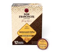 Don Francisco's Butterscotch Toffee Coffee Pods, Medium Roast, 24ct
