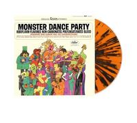 DON HINSON AND THE R - Monster Dance Party Orange/Black Pumpkin Splat - E600z