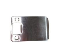 Don-Jo 9103-630 RC Extended Lip Strike Plate in Stainless Steel 3 1/2" Overall Length (3" from Screw Holes)