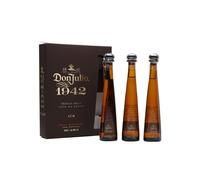 Don Julio 1942 Añejo Tequila | 40% vol | 3 x 5cl Miniature Gift Box | Flavours of Oak & Rich Vanilla | Luxury Tequila Añejo | Aged 2.5 Years