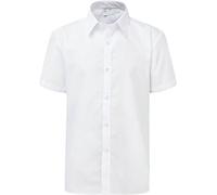 DON Last Man Stands Boys Uniform Shirt White 17.5" Collar