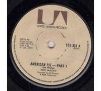 Don McLean - American pie (part 1&2) / Vinyl single [Vinyl-Single 7'']
