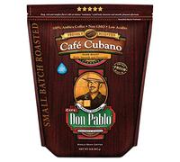 Don Pablo Cafe Cubano - Dark Roast Gourmet Coffee, 100% Arabica Whole Bean, Low Acidity, Non-GMO, 907g (2LB)