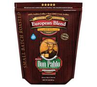 Don Pablo European Blend - Dark Roast Gourmet Coffee - 100% Arabica Whole Bean, Non-GMO, Low Acidity, 907g (2LB) Bag