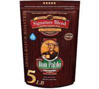 Don Pablo Signature Blend - Medium-Dark Roast Gourmet Coffee, 100% Arabica Whole Bean, Low Acidity, Non-GMO, 2,27 kg (5LB)