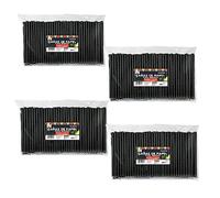 DON PALILLO - 1000 Black Paper Cocktail Straws 150 x 8mm 100% Biodegradable and Compostable (4)